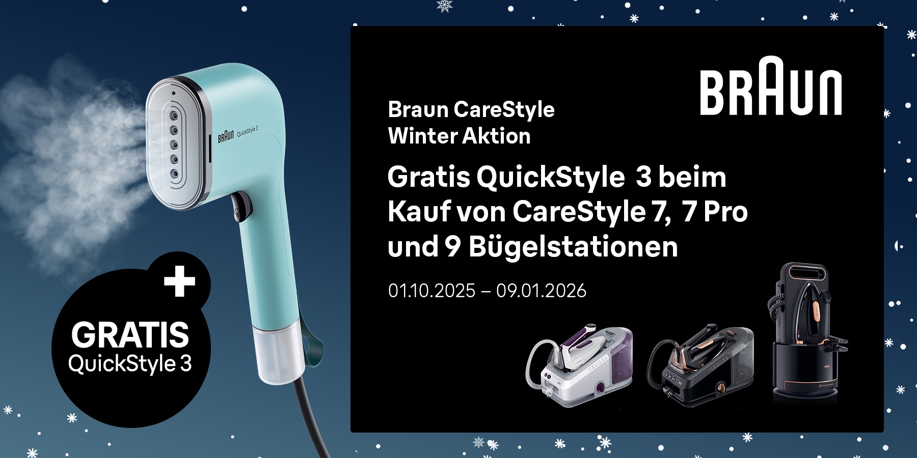 BRAUN - QuickStyle 3 geschenkt
